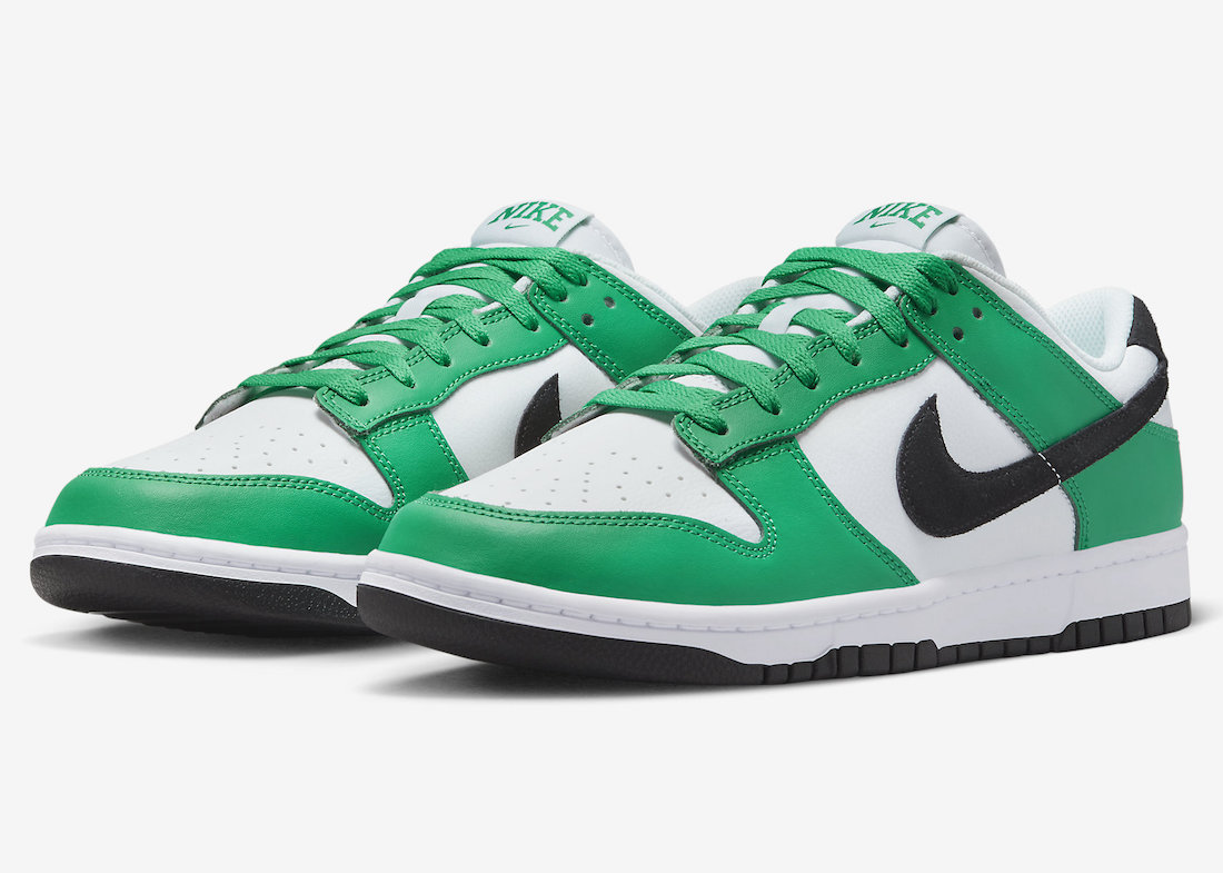 Nike Dunk Low White Green Black FN3612-300 Release Date